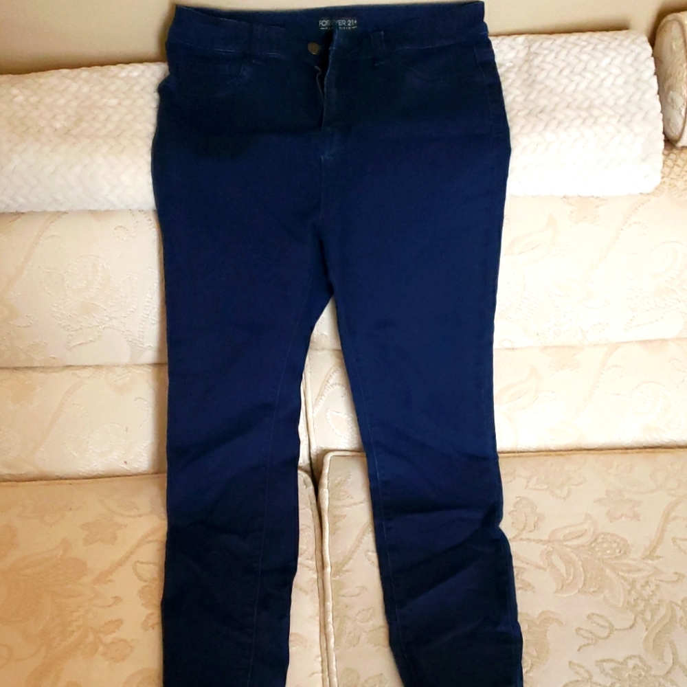 Forever 21 plus high rise skinny jeans